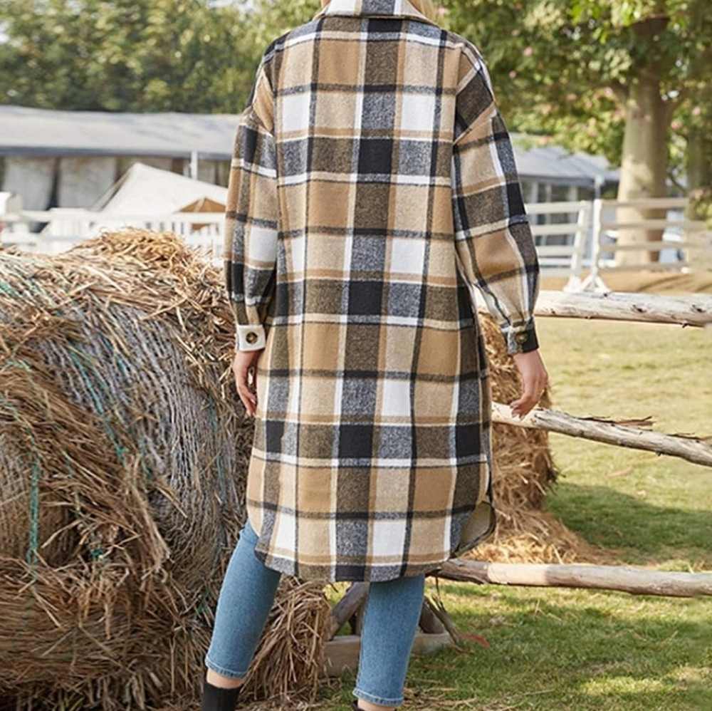 🍂SHACKET / COAT JACKET MEDIUM   NWOT🍂 - Picture 2 of 11
